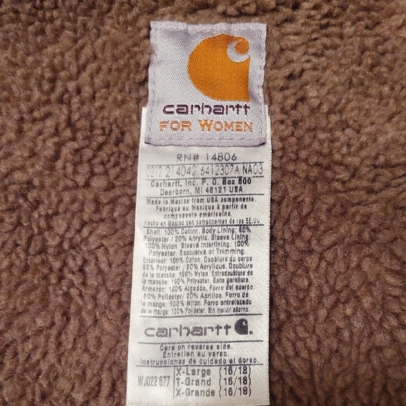 Carhartt Women's Canyon Sandstone Jacket Size XL Tulip Pink - Picture 6 of 8